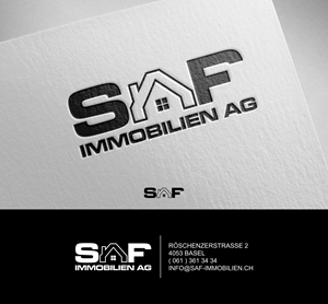 Logo-Design von art_rebel für SAF Immobilien AG | Design #29157207