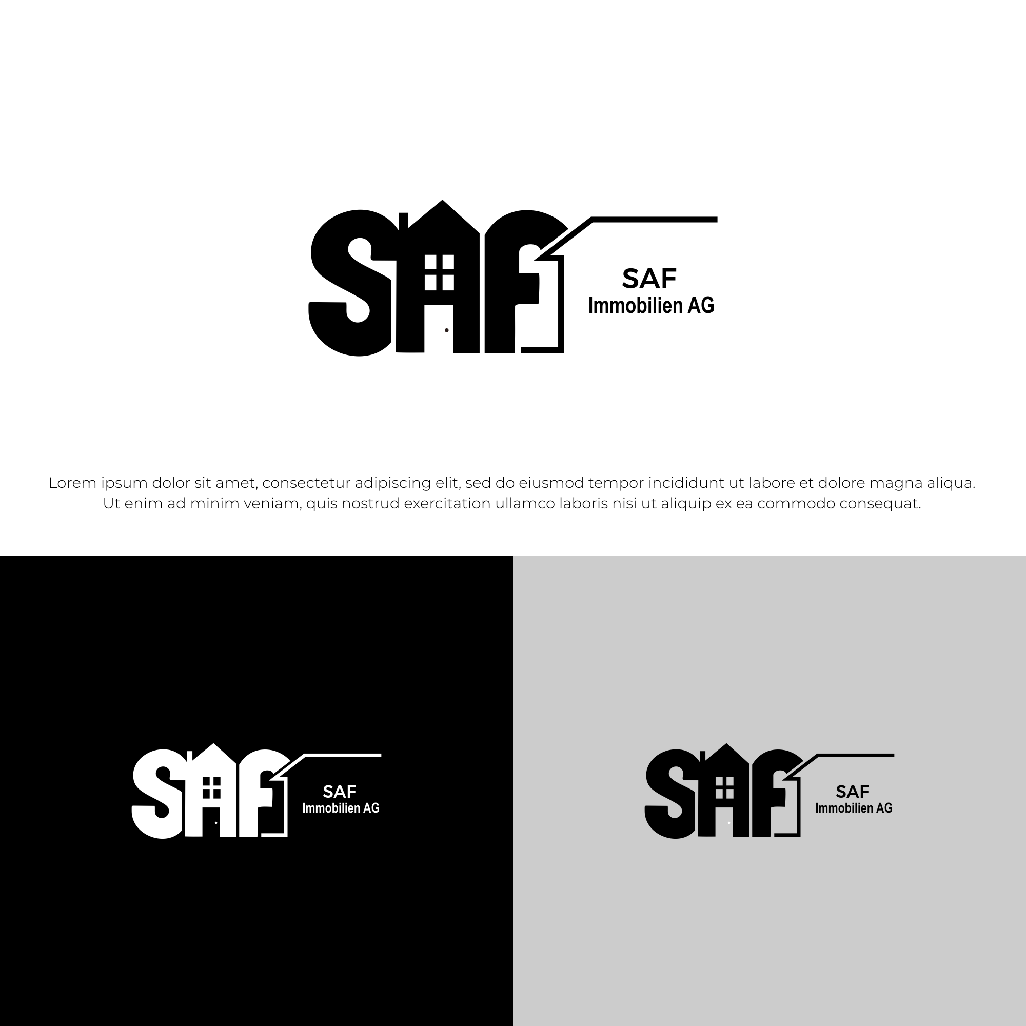 Logo Design by alitjuara for SAF Immobilien AG | Design #29155628