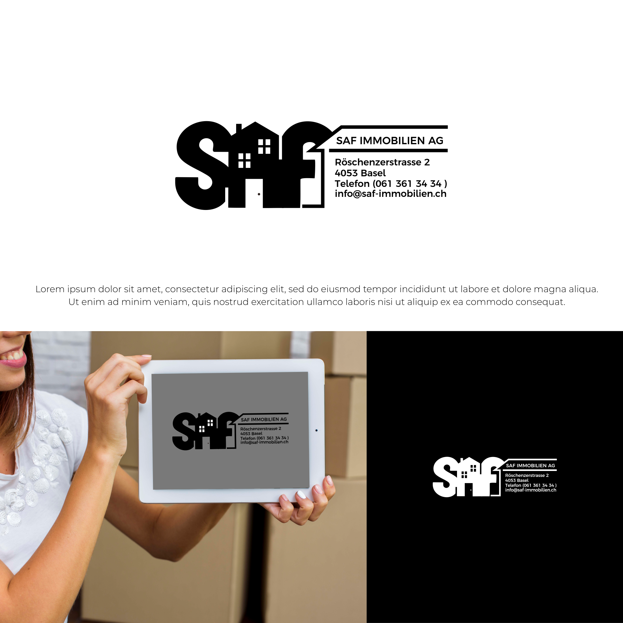 Logo Design by alitjuara for SAF Immobilien AG | Design #29155631