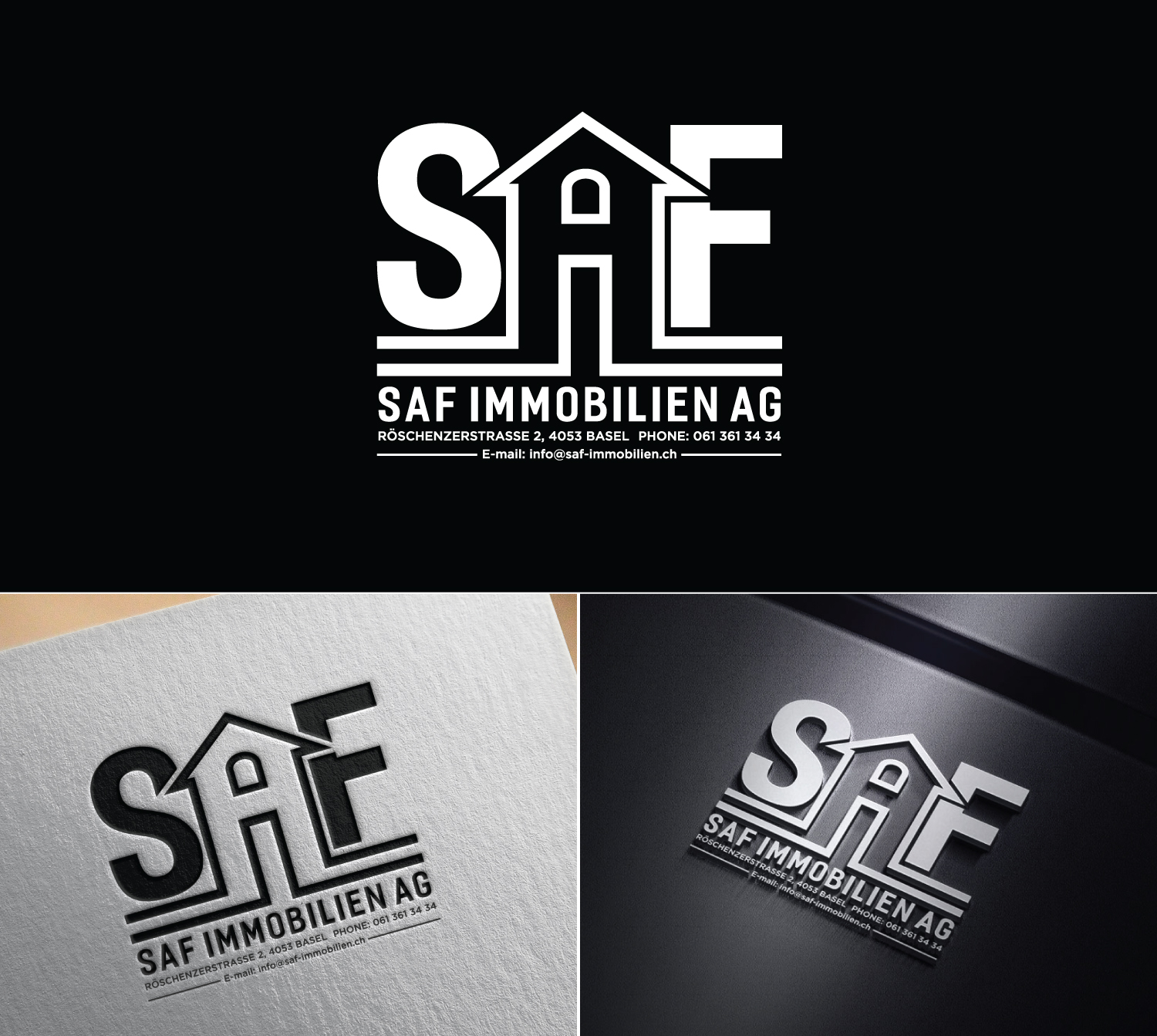 Diseño de Logo por Atec para SAF Immobilien AG | Diseño #29130614