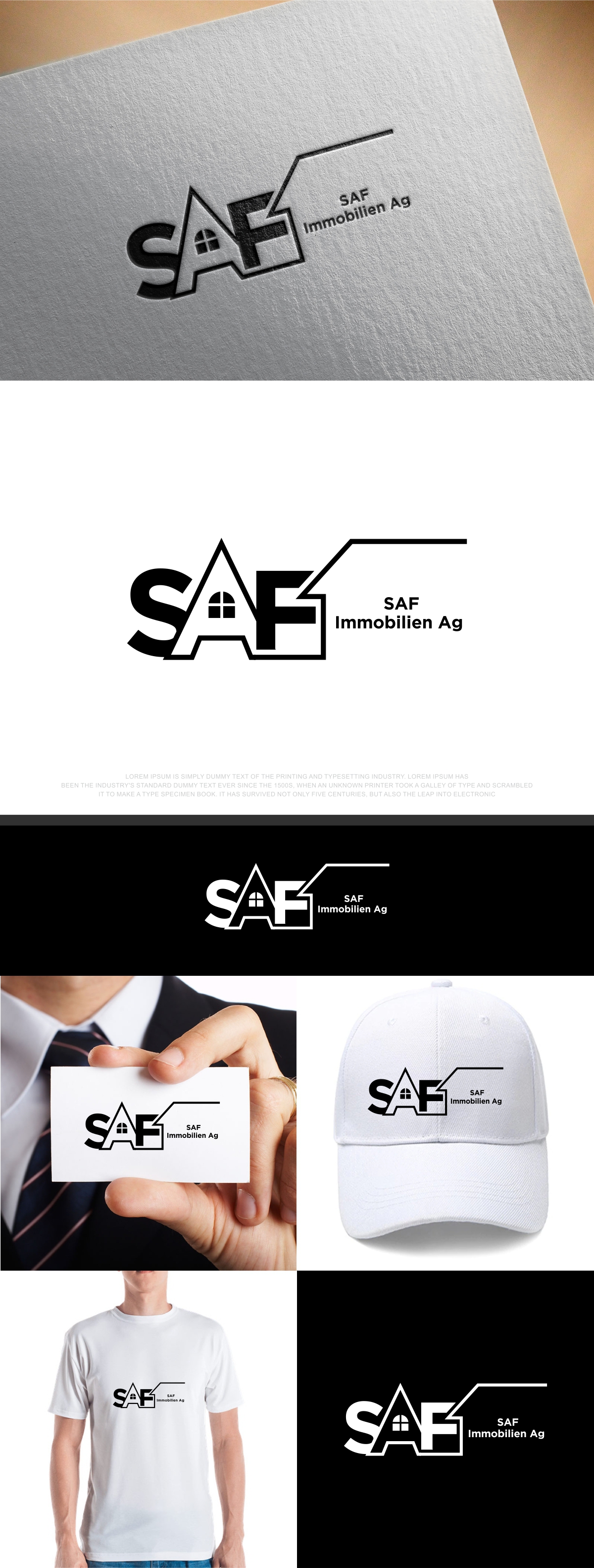 Logo Design by fly  design for SAF Immobilien AG | Design #29136082