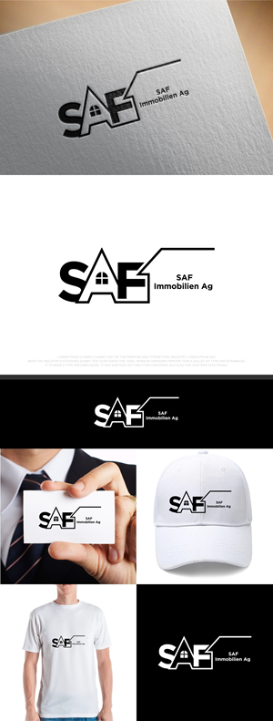 Diseño de Logo por fly  design para SAF Immobilien AG | Diseño: #29136082
