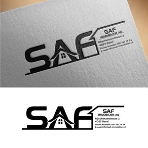 Diseño de Logo por fly  design para SAF Immobilien AG | Diseño: #29136084