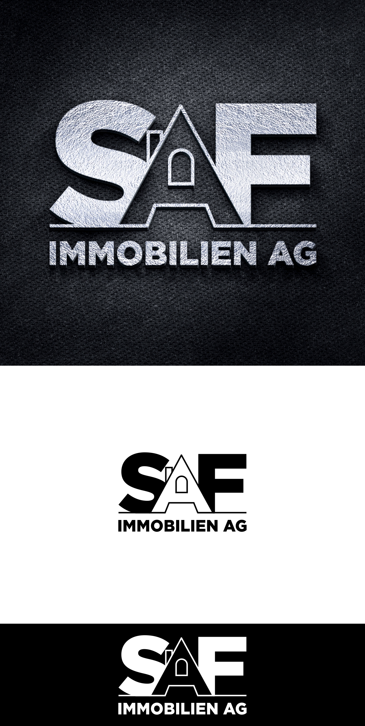Diseño de Logo por fly  design para SAF Immobilien AG | Diseño #29136351