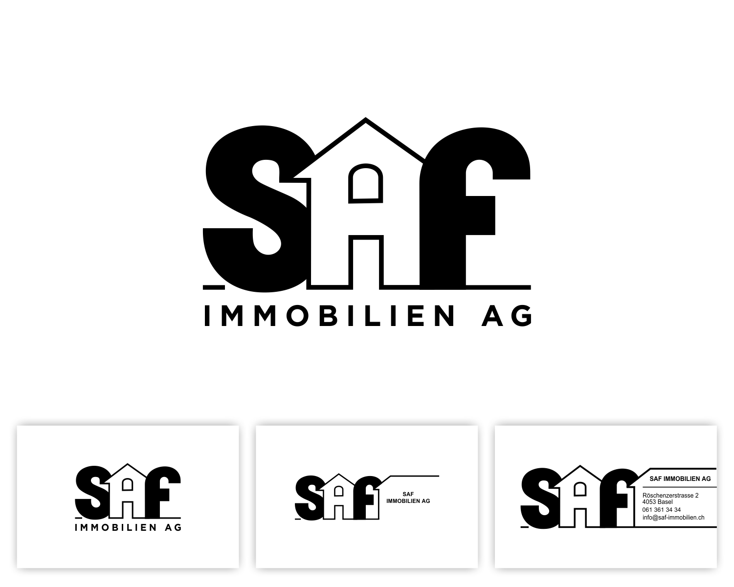 Logo Design by Rusmin Gustamin for SAF Immobilien AG | Design #29157089