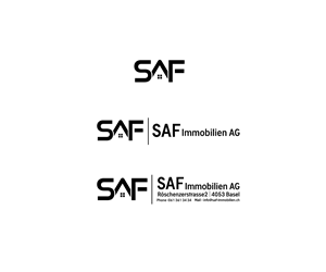 Logo Design by DesignClyde for SAF Immobilien AG | Design: #29154946