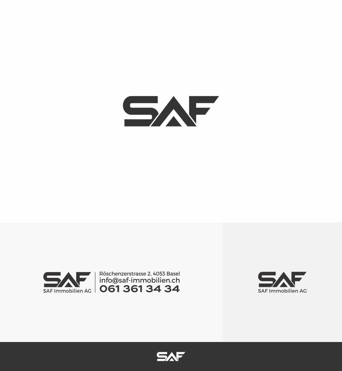 Logo Design by brandit for SAF Immobilien AG | Design #29136163