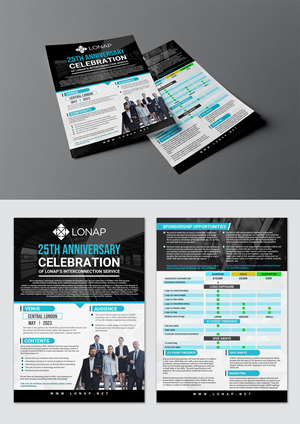 Inspired::25 Announcement Flyer | Flyer Design by ZeneFashions