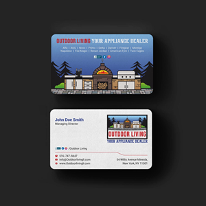 Outdoor Living Appliances | Business Card Design by INDIAN_Ashok