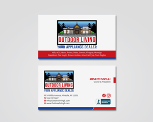 Outdoor Living Appliances | Business Card Design by MDesign