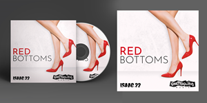 CD cover for "Red Bottoms" Song by Hip Hop Artist Isaac22 | CD-Cover-Design von Graphic Storm