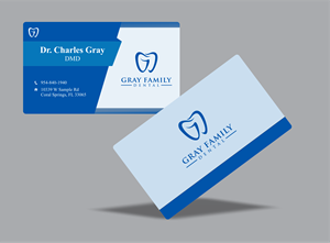 Business Card Design by Eyeonpk for Gray Family Dental | Design #29129561