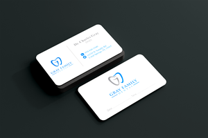 Business Card Design by Eyeonpk for Gray Family Dental | Design: #29129939