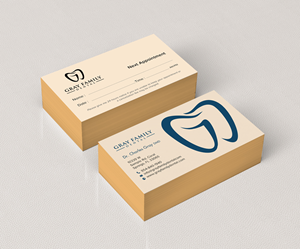 Business Card Design by chandrayaan.creative for Gray Family Dental | Design: #29129929