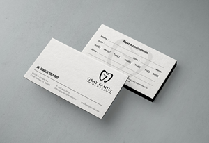 Business Card Design by chandrayaan.creative for Gray Family Dental | Design: #29129932