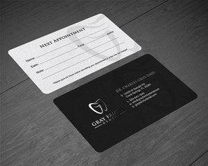 Business Card Design by chandrayaan.creative for Gray Family Dental | Design: #29131465