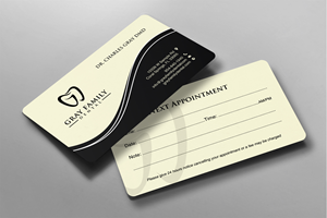 Business Card Design by chandrayaan.creative for Gray Family Dental | Design: #29131471