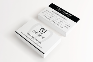 Business Card Design by Tripti Ranjan Gain for Gray Family Dental | Design: #29130293