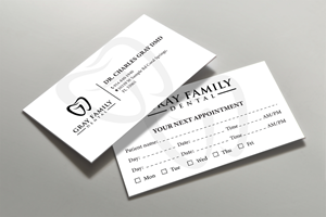 Business Card Design by Tripti Ranjan Gain for Gray Family Dental | Design: #29130296