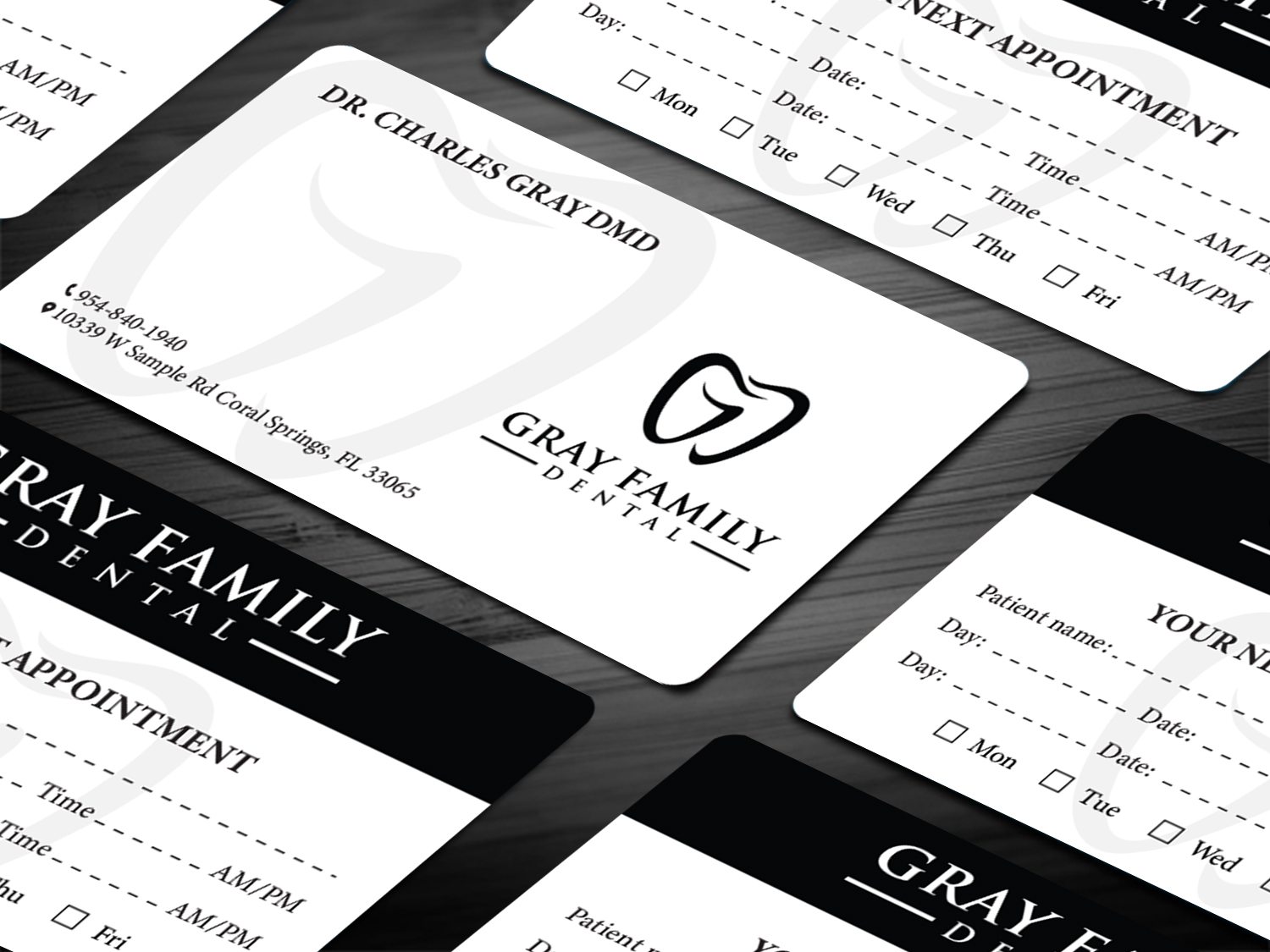 Business Card Design by Tripti Ranjan Gain for Gray Family Dental | Design #29130301