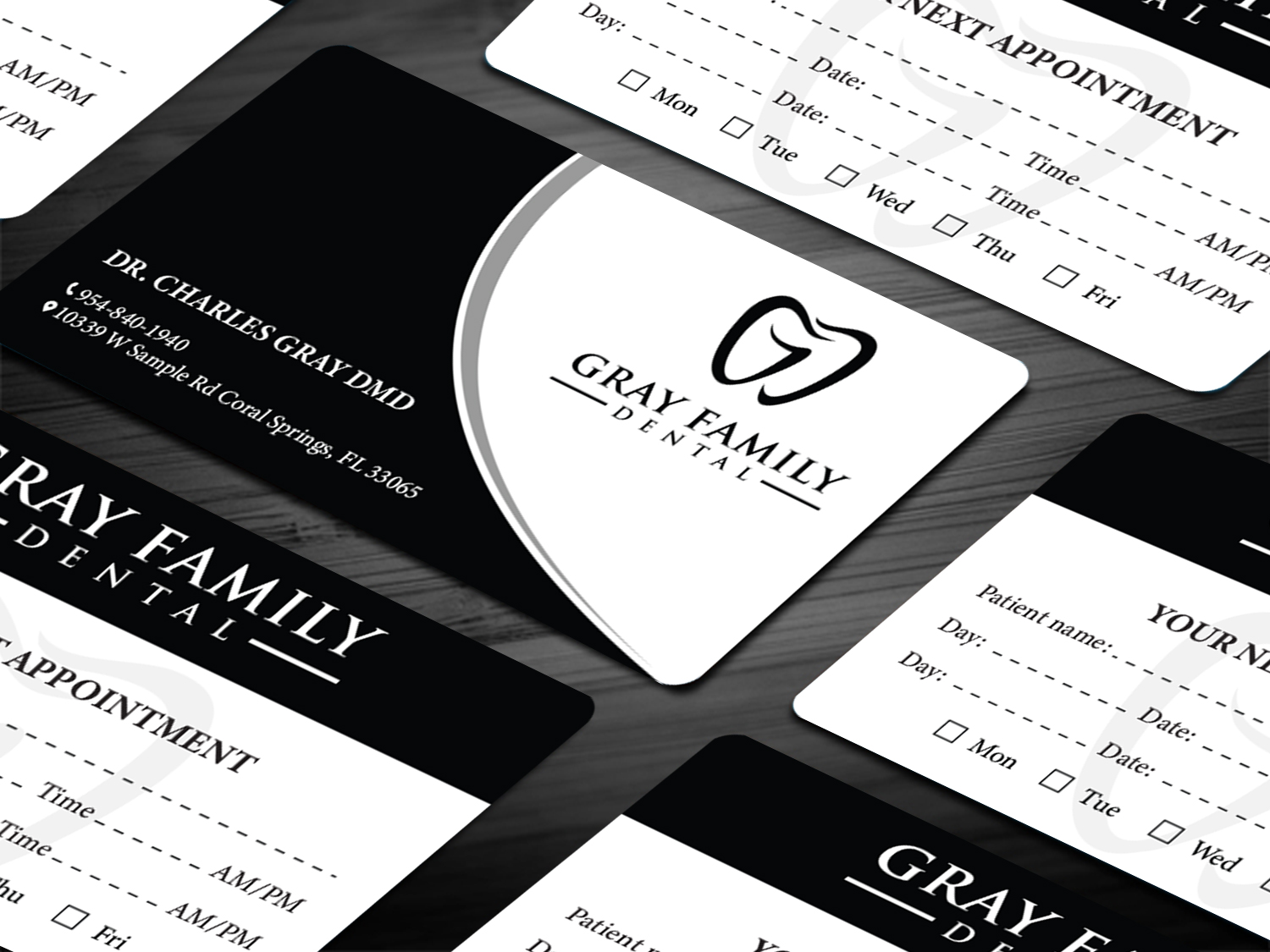 Business Card Design by Tripti Ranjan Gain for Gray Family Dental | Design #29130302