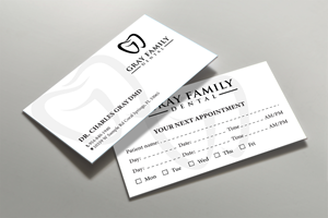 Business Card Design by Tripti Ranjan Gain for Gray Family Dental | Design: #29130303