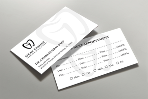 Business Card Design by Tripti Ranjan Gain for Gray Family Dental | Design: #29130304