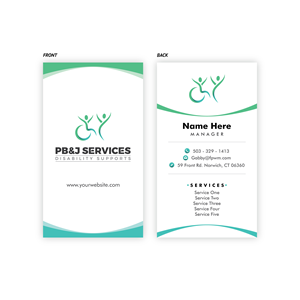 Pb&j Services | Business Card Design by Pratik Mevada