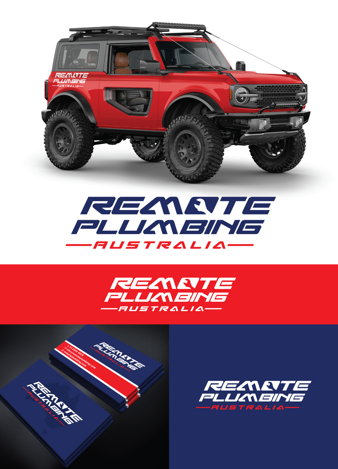 Logo Design by Sergio Coelho for Remote Plumbing Australia | Design #29137903