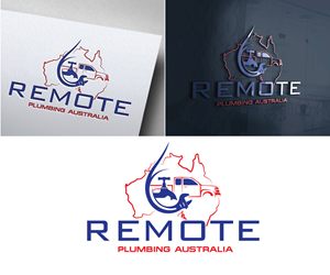 Logo Design by Om Namah Shivay for Remote Plumbing Australia | Design #29146166
