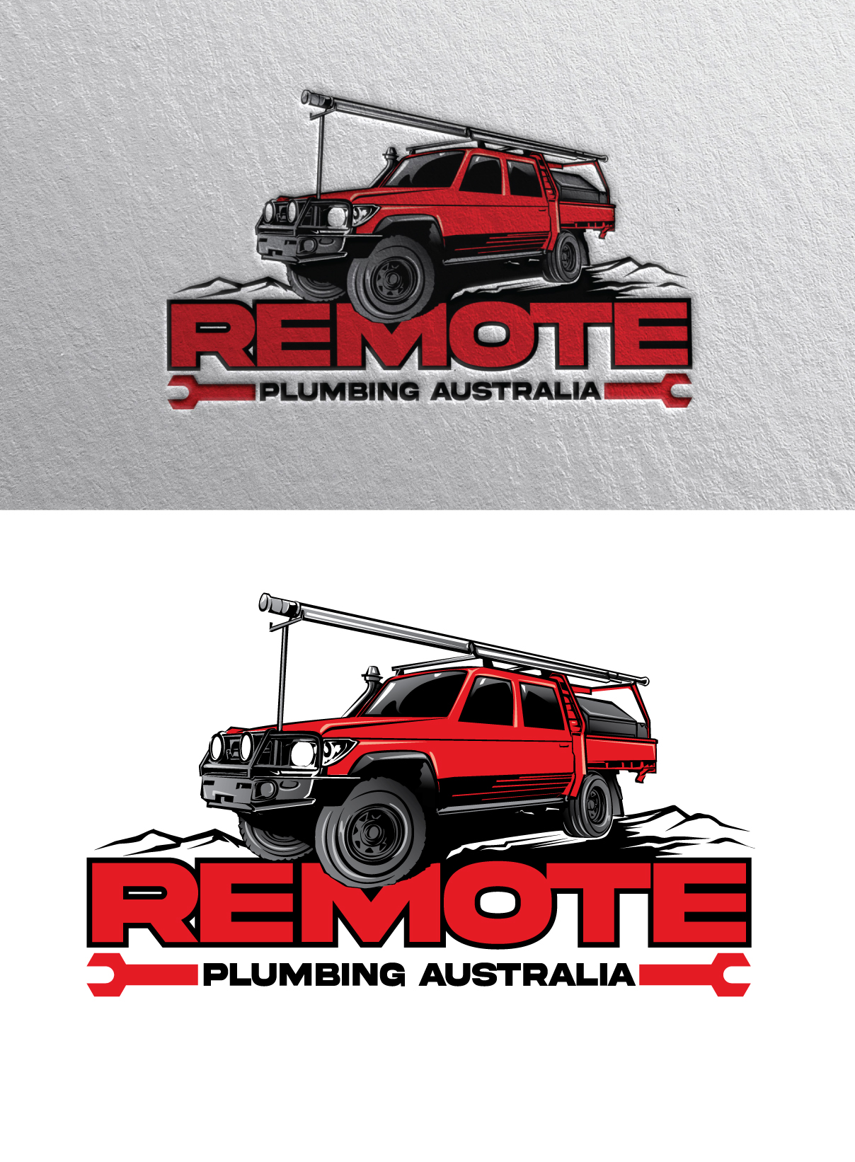 Logo Design by LogoPoko for Remote Plumbing Australia | Design #29136372