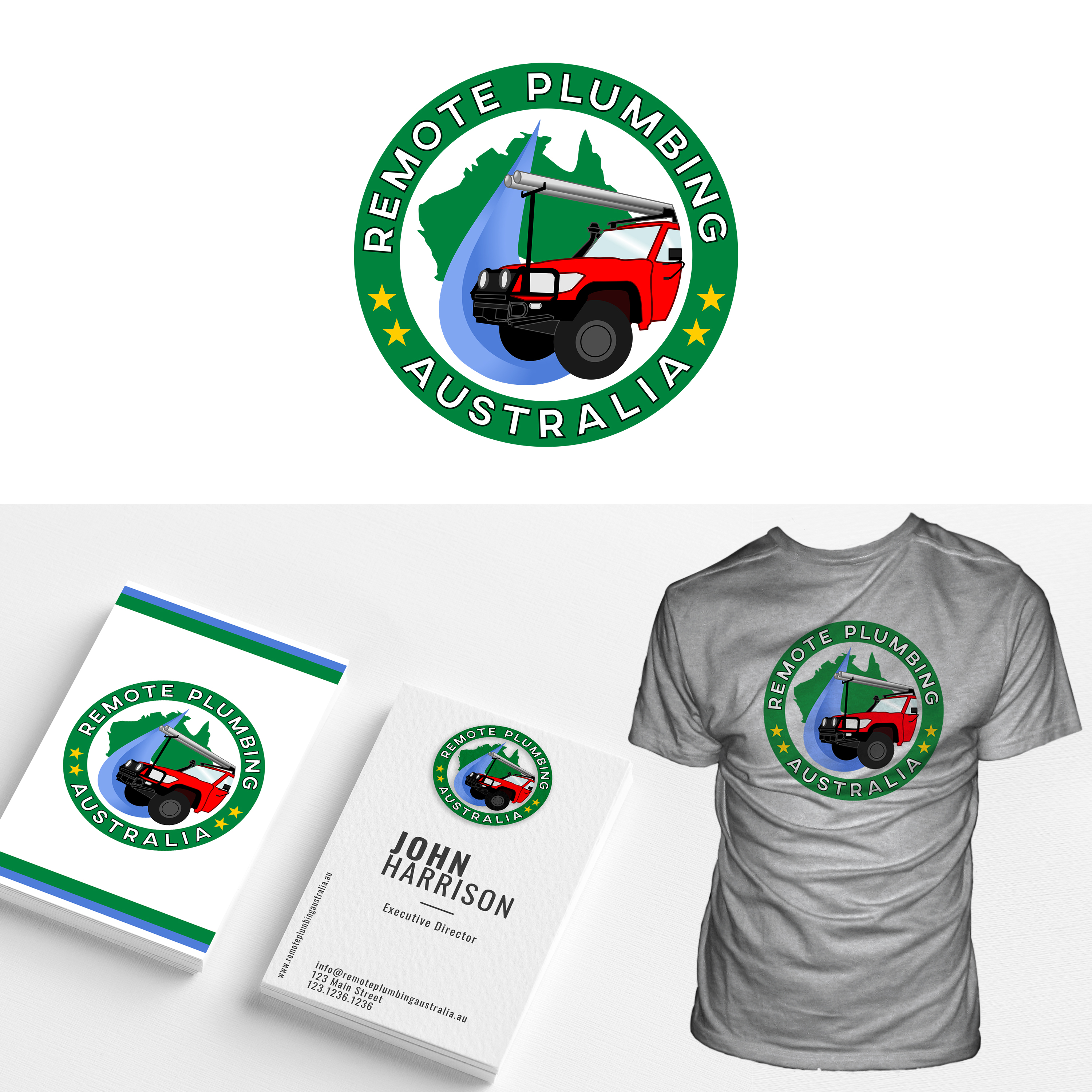 Logo Design by Lezette_G for Remote Plumbing Australia | Design #29139404