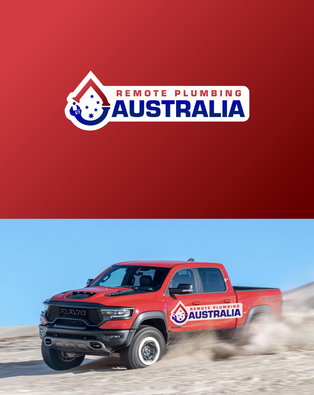 Logo Design by ecorokerz for Remote Plumbing Australia | Design #29135852