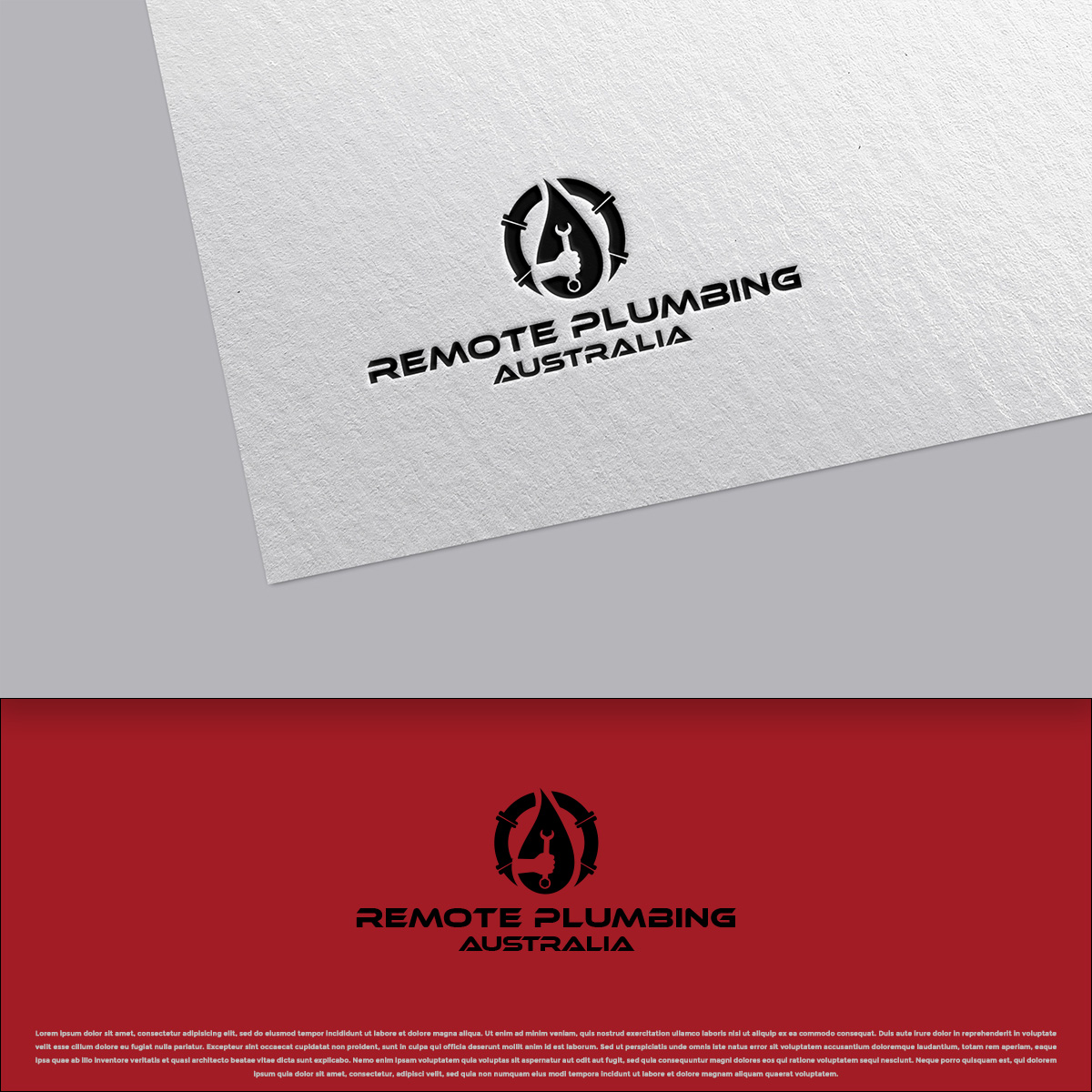 Logo Design by DesignDUO for Remote Plumbing Australia | Design #29186879