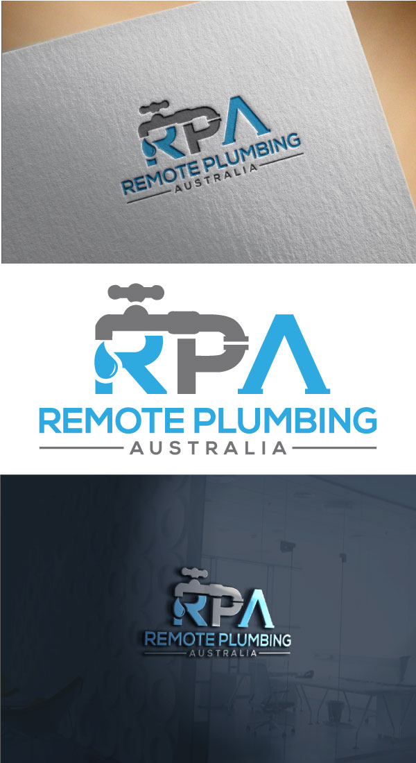 Logo Design by Fürstenberg design for Remote Plumbing Australia | Design #29181737