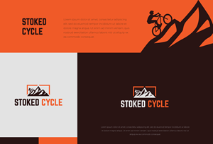 Stoked Cycle | Logo Design by HWdesigns