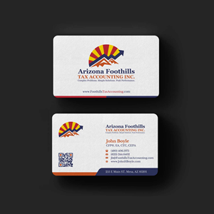 Business Card Design for Tax Accounting Company | Business Card Design by INDIAN_Ashok