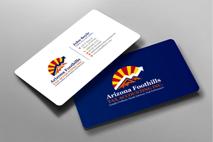 Design de Carte de Visite par chandrayaan.creative pour Arizona Foothills Tax Accounting | Design : #29136856