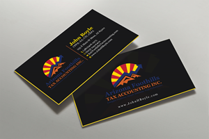 Business Card Design by Tripti Ranjan Gain for Arizona Foothills Tax Accounting | Design: #29137425