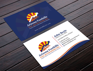 Business Card Design by Tripti Ranjan Gain for Arizona Foothills Tax Accounting | Design: #29137426