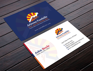 Business Card Design by Tripti Ranjan Gain for Arizona Foothills Tax Accounting | Design: #29137437