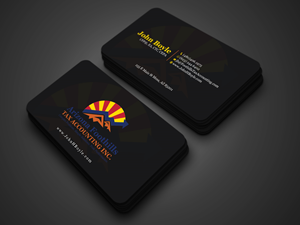 Business Card Design by Tripti Ranjan Gain for Arizona Foothills Tax Accounting | Design: #29137460
