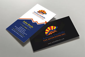 Business Card Design by Tripti Ranjan Gain for Arizona Foothills Tax Accounting | Design: #29137466