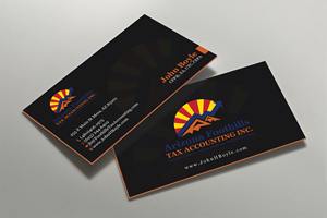 Business Card Design by Tripti Ranjan Gain for Arizona Foothills Tax Accounting | Design: #29137467