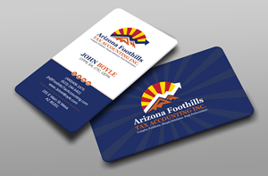 Business Card Design by Uttom 2 for Arizona Foothills Tax Accounting | Design: #29136468