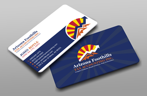 Business Card Design by Uttom 2 for Arizona Foothills Tax Accounting | Design: #29136469