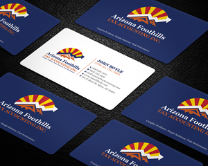 Visitenkarten-Design von Bonna 3 für Arizona Foothills Tax Accounting | Design: #29135790