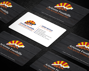 Visitenkarten-Design von Bonna 3 für Arizona Foothills Tax Accounting | Design: #29135829