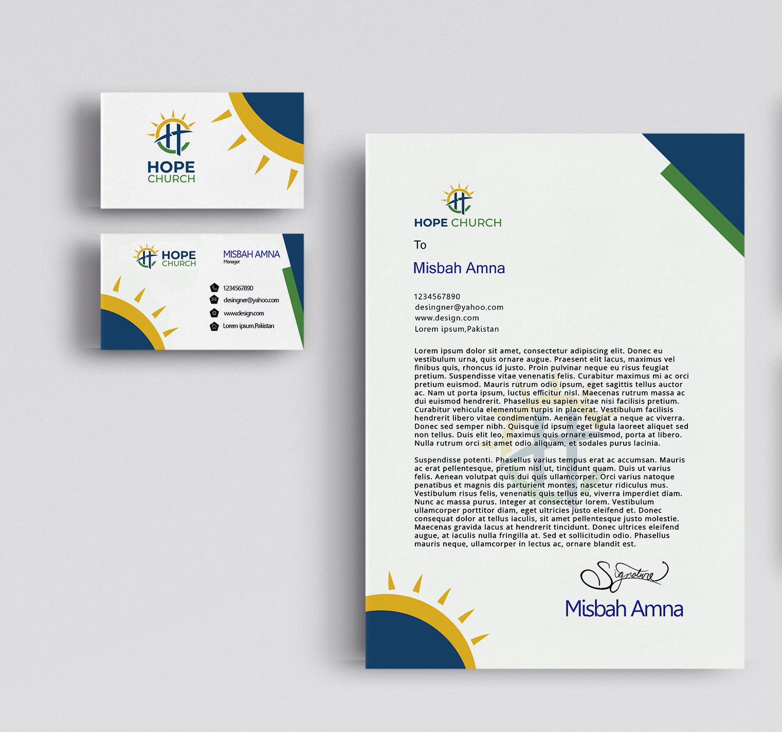 Stationery Design by Hristo Itchov for this project | Design #29134851