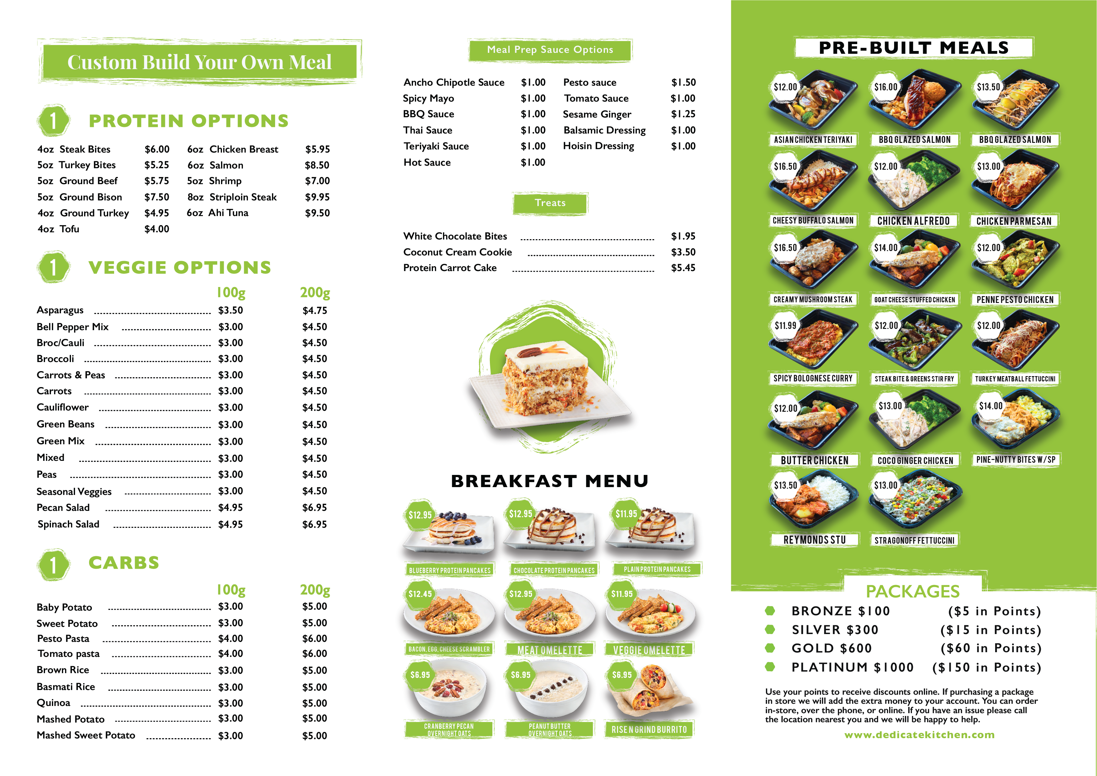 Flyer Design by Thanh La for DEDICATE Healthy Kitchen | Design #29146957